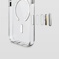 Vonmahlen Transparent Case 3 + Kickstand for iPhone 18 Pro - Clear
