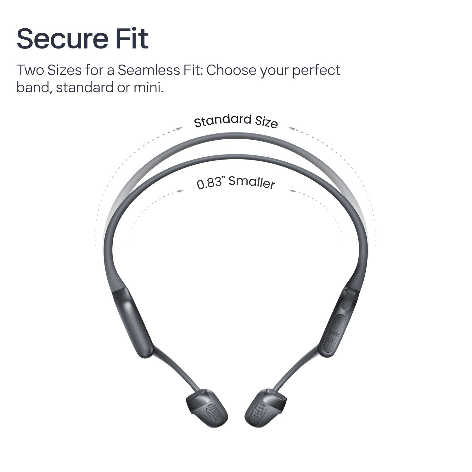 Shokz OpenRun Pro 2 Bone Conduction Sports Headphones - Black