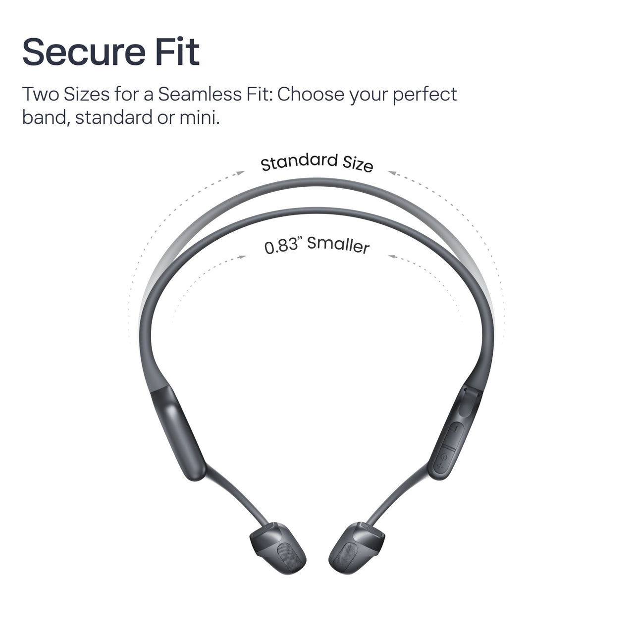 Shokz OpenRun Pro 2 Bone Conduction Sports Headphones - Black