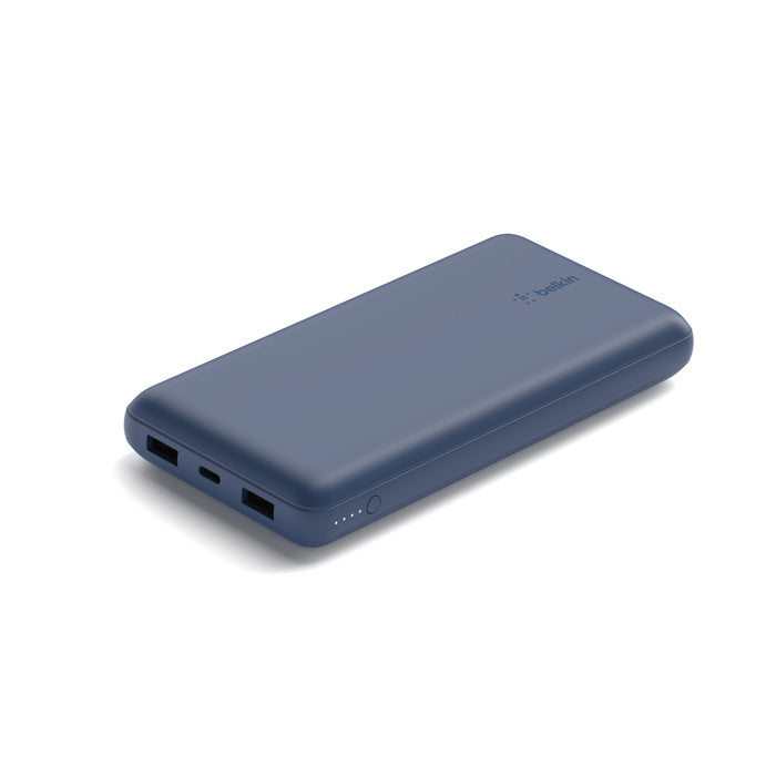 Belkin BOOSTCHARGE USB-A / USB-C Power Bank 20000 mAh 15W Output - Navy Blue