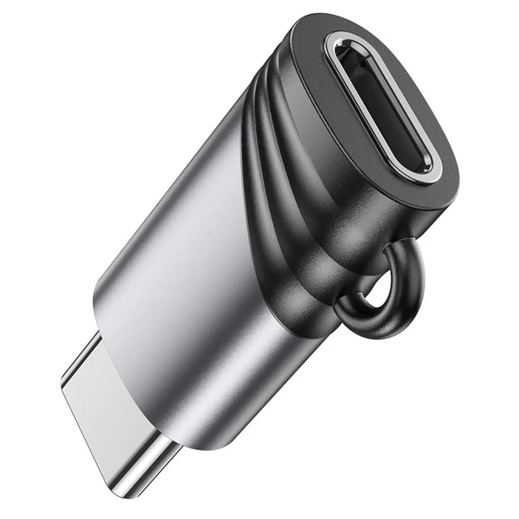 Borofone BV20 Type-C male to iPhone female adapter- Black