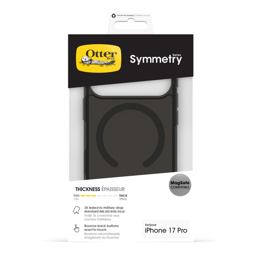 OtterBox Symmetry MagSafe Case with Camera Control for iPhone 17 Pro - Black