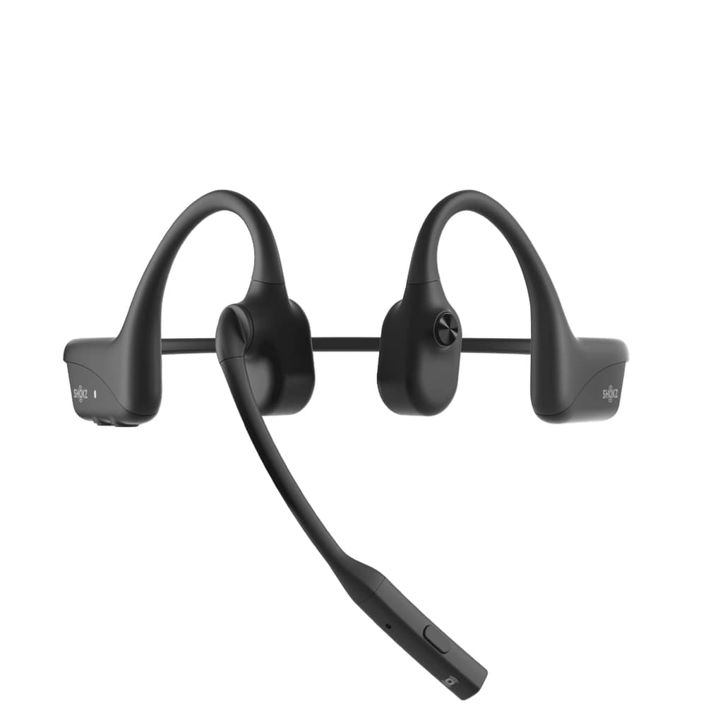 Shokz OpenComm2 UC USB-A (2nd Gen) Wireless Open-Ear Bone Conduction Stereo Business Headset - Black