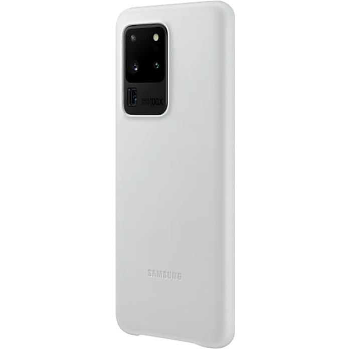 Samsung Galaxy S20 Ultra Leather Cover - Silver