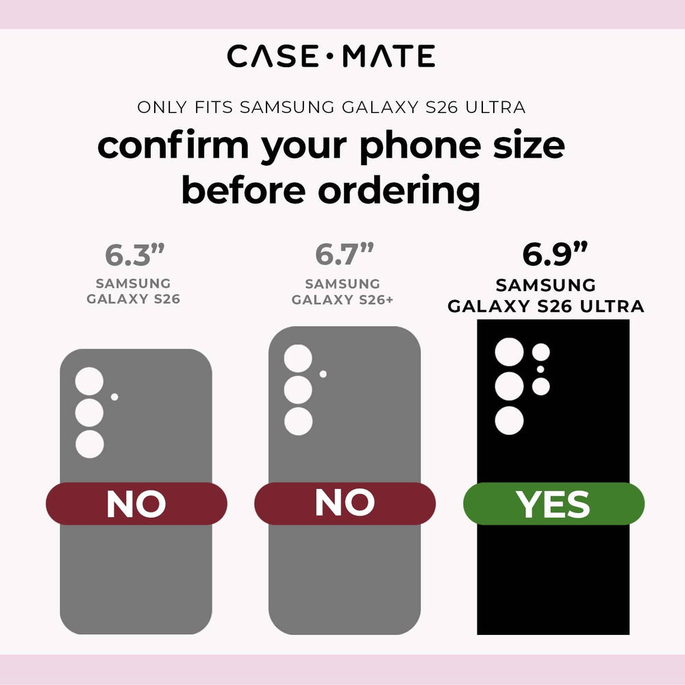 Case Mate Twinkle Case with Magnet for Samsung Galaxy S26 Ultra - Silver