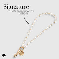 Thumbnail for Kate Spade Phone Charm Wrist Strap - Sea Pearl