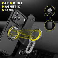 Thumbnail for Blacktech Magnetic TitanRing Armor Case for Samsung Galaxy S26 Ultra - Black