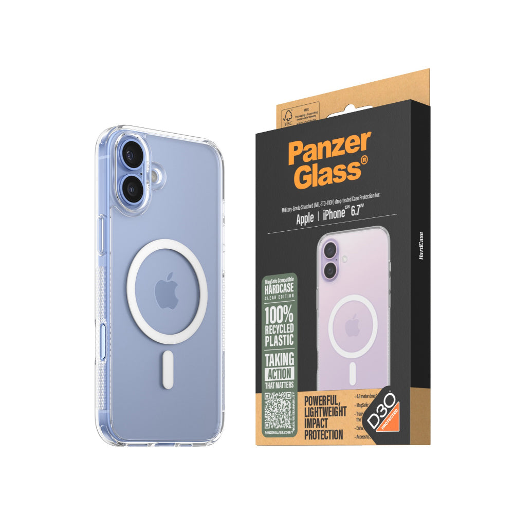 PanzerGlass MagaSafe Hardcase for iPhone 16 Plus - Clear
