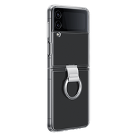 Thumbnail for Samsung Galaxy Z Flip4 Clear Cover with Ring - Transparent