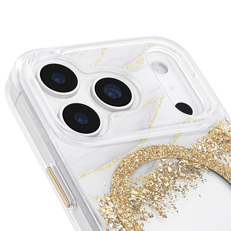 Case-Mate Karat Granite MagSafe Case for iPhone 17 Pro - Gold