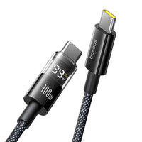Thumbnail for Baseus Display 2 Fast Charging Data Cable USB-C to USB-C 100W 1M - White