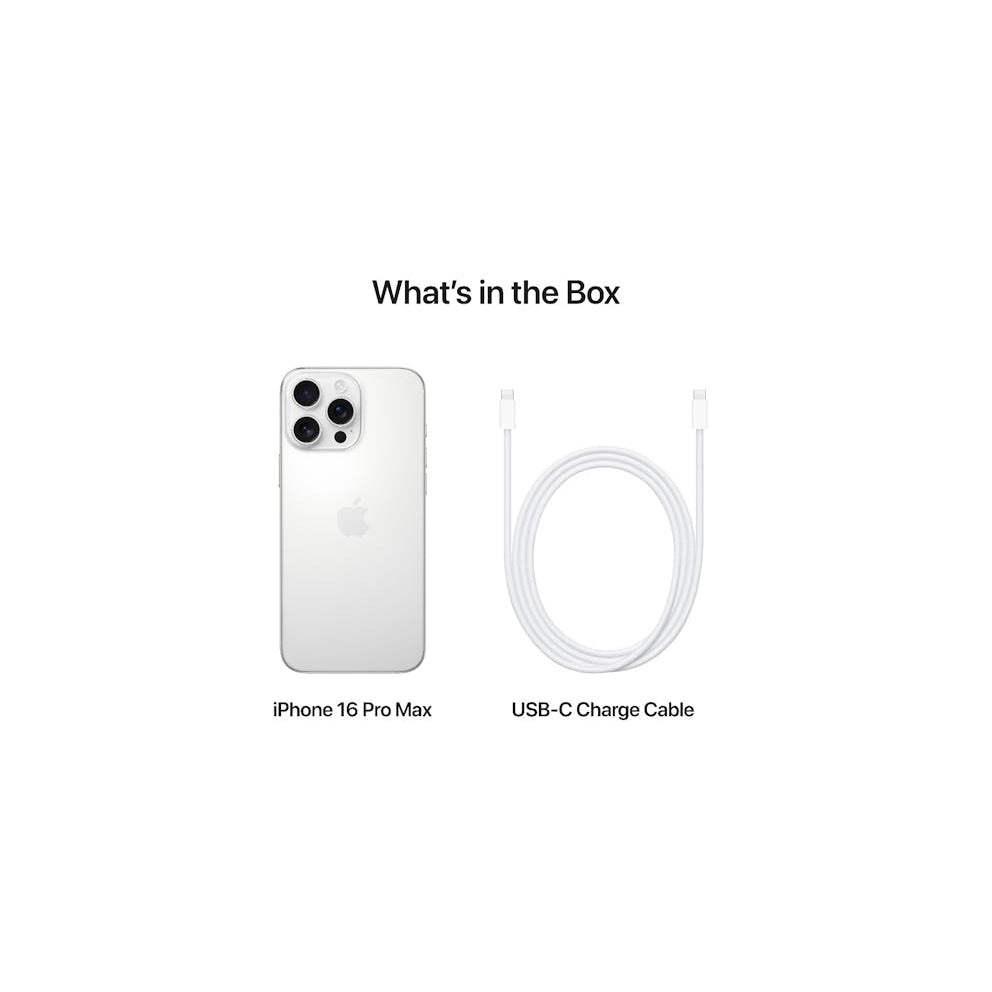 Apple iPhone 16 Pro Max 512GB - White Titanium