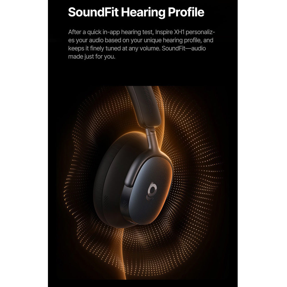 Baseus Inspire XH1 ANC Wireless Bluetooth Headphones - Black