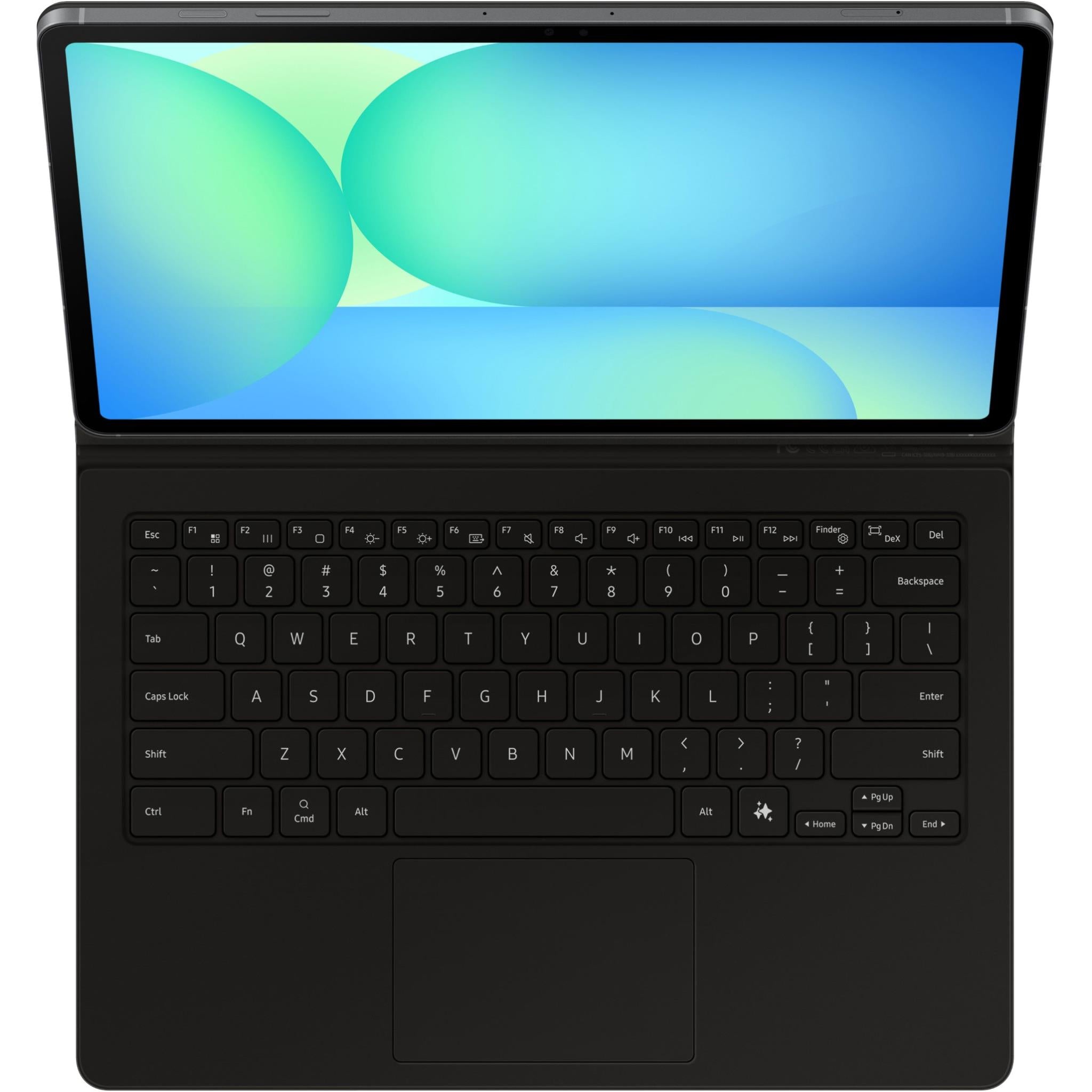 Samsung Book Cover Keyboard + TrackPad + AI Key for Galaxy Tab S10FE+ (S10FE Plus)- Black