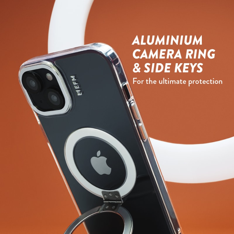 EFM Alta Case Armour with D3O Bio for iPhone 15 - 6.1" - Crystal Clear