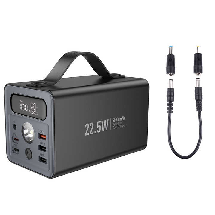 Hoco J138 Distant 22.5W+PD20W+DC12V multi-function power bank(60000mAh) Universal for - Phones/Table