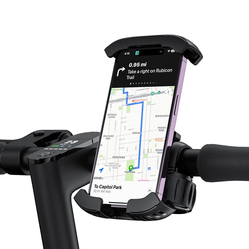 Baseus QuickGo Series Bike Phone Mount Cluster - Black