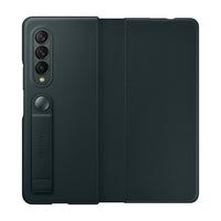 Thumbnail for Samsung Leather Flip Cover for Galaxy Fold 3 - Green