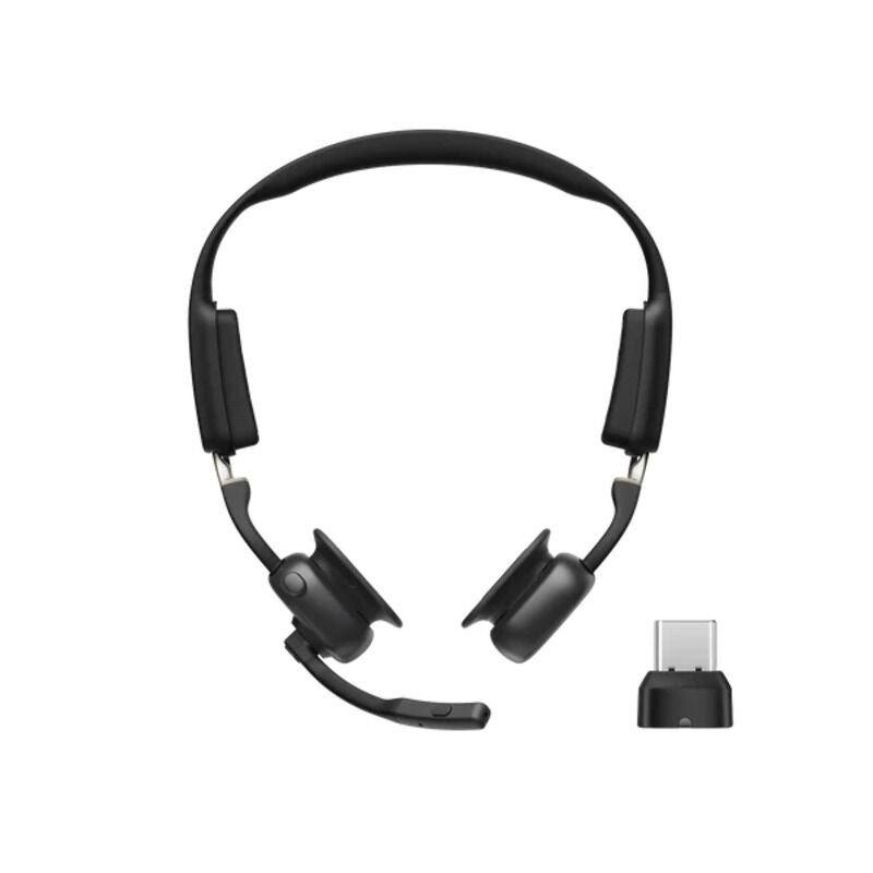 Shokz OpenMeet UC Wireless Bone Conduction Headset with USB-C - Black