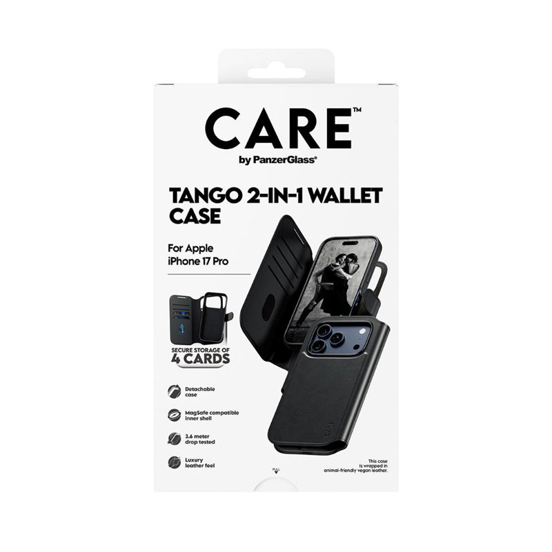 PanzerGlass CARE by Feature Tango Magsafe Case for iPhone 17 Pro- Black