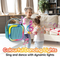 Thumbnail for Laser Mini Karaoke Speaker 2 Wireless Mics- Blue