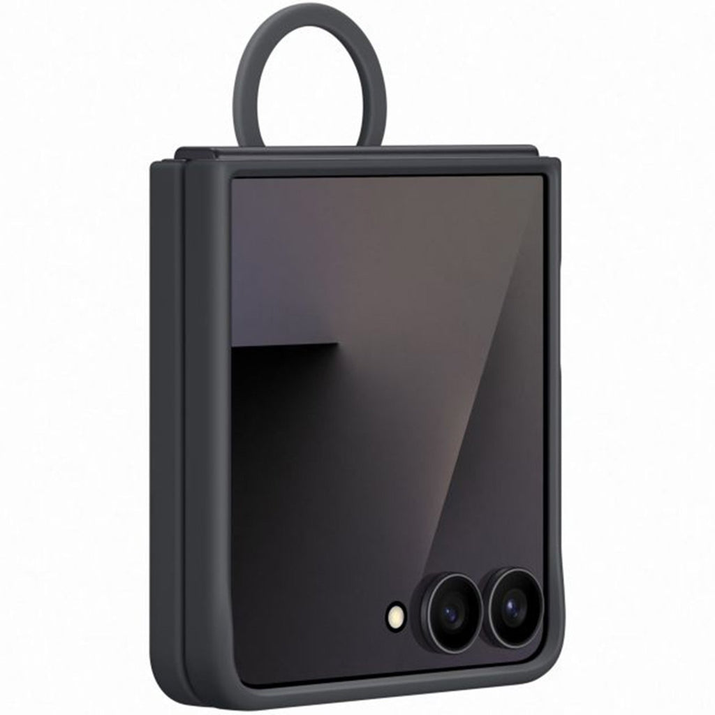 Samsung Silicone Ring Case for Galaxy Flip7 - Black