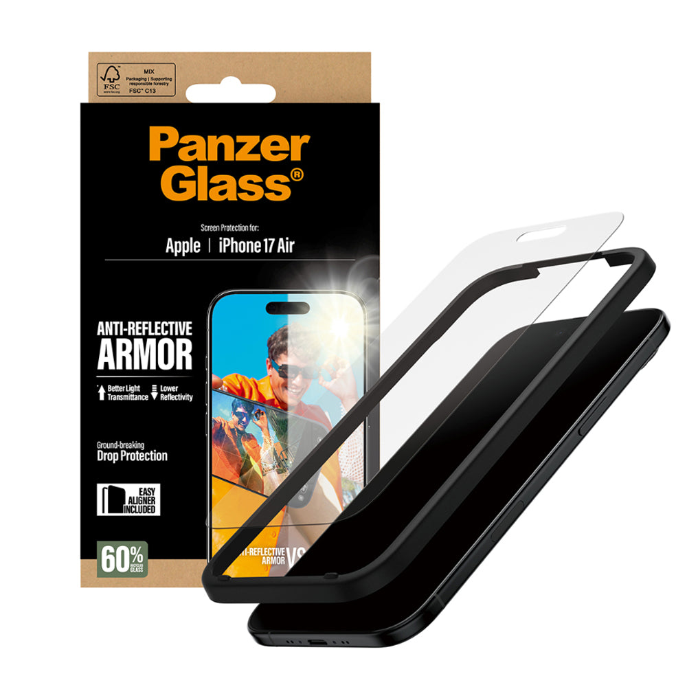 PanzerGlass Ultra-Wide Fit Anti-Ref Screen Protector for iPhone Air