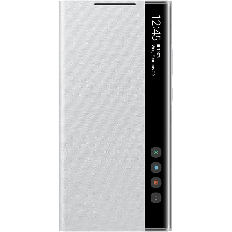 Samsung Clear View Cover Case For Galaxy Note20 Ultra - Mystic Grey