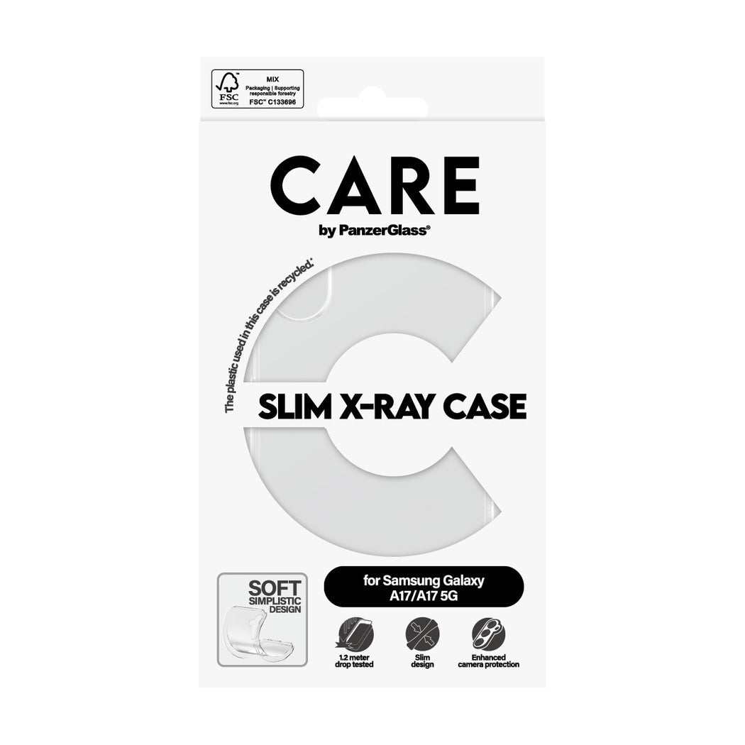 PanzerGlass Care X-Ray Case for Samsung A17 / A17 5G - Clear
