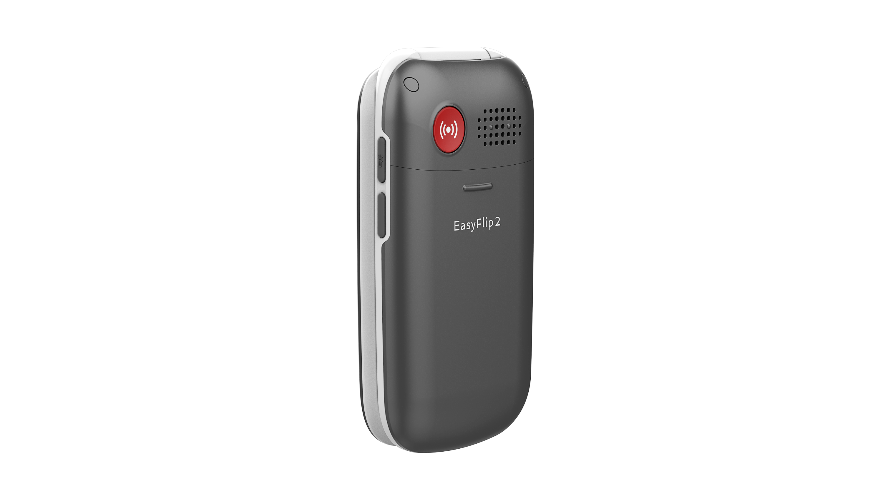 Olitech EasyFlip 2 4G Seniors Phone Big Buttons GPS Location - Black/White