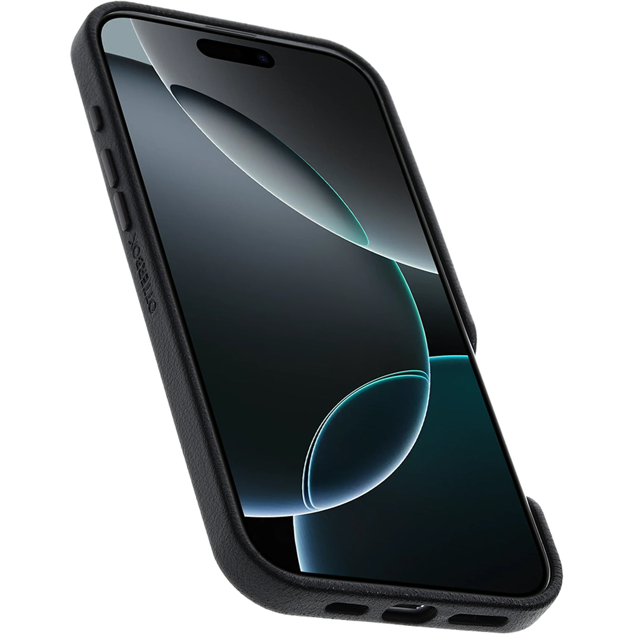 OtterBox Symmetry Cactus Leather Case for iPhone 16 Pro Max  - Black