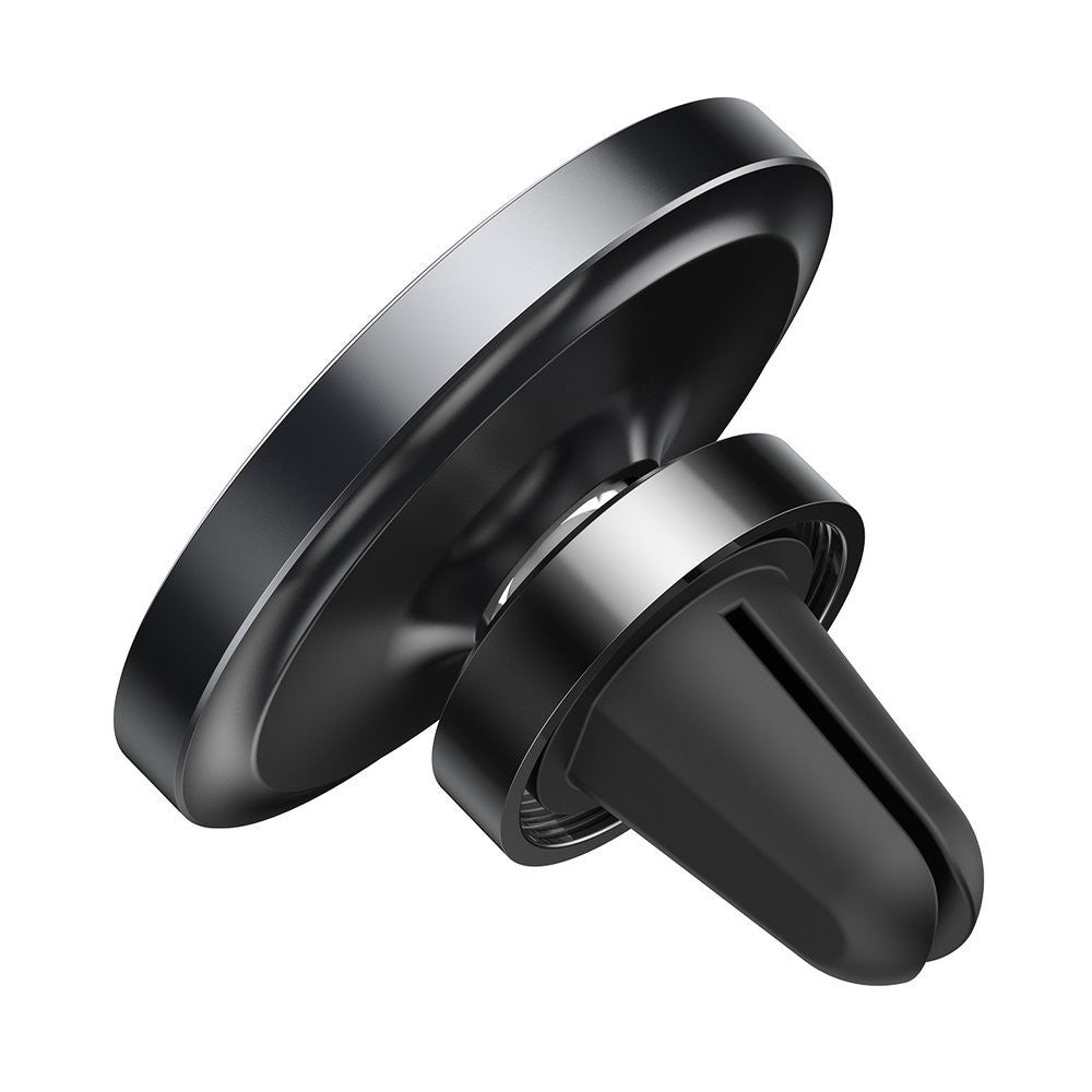 Baseus Magnetic Car Mount for Dashboards and Air Outlets (Magsafe Compatible + Ring Included ) - Bla