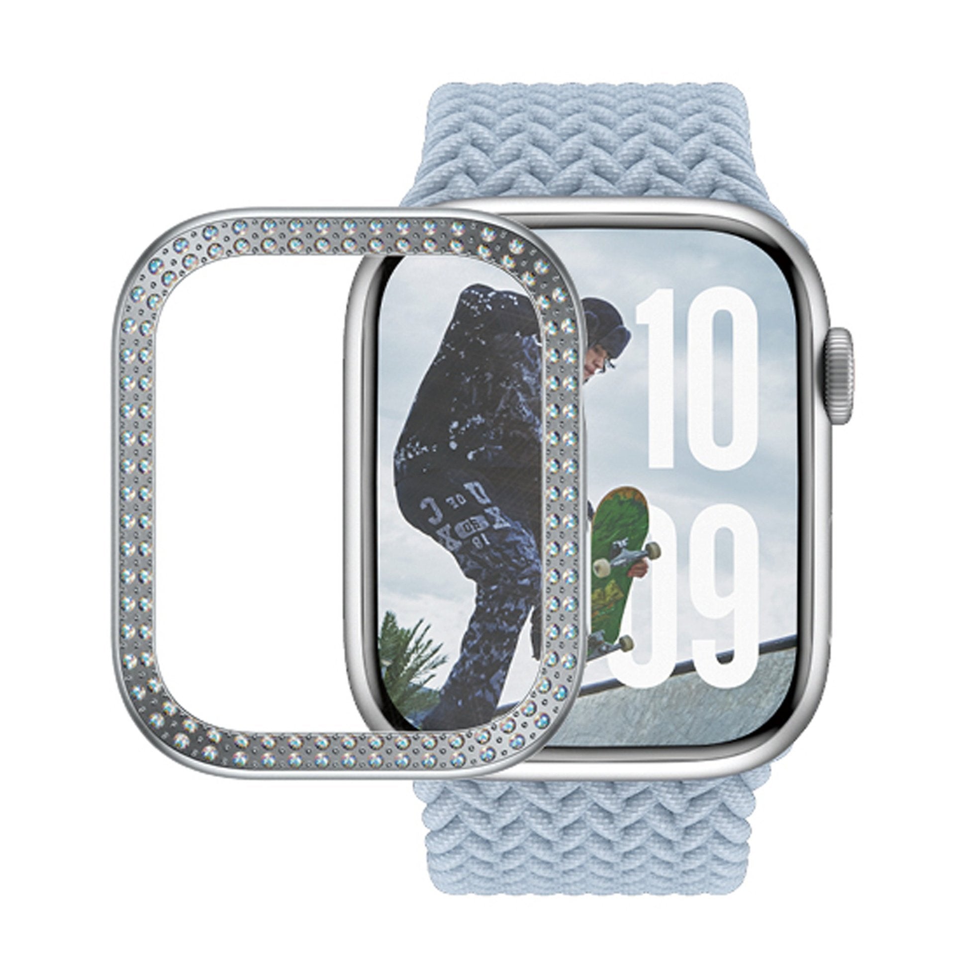 PanzerGlass Bumper Case for Apple Watch S10 42 mm- Silver