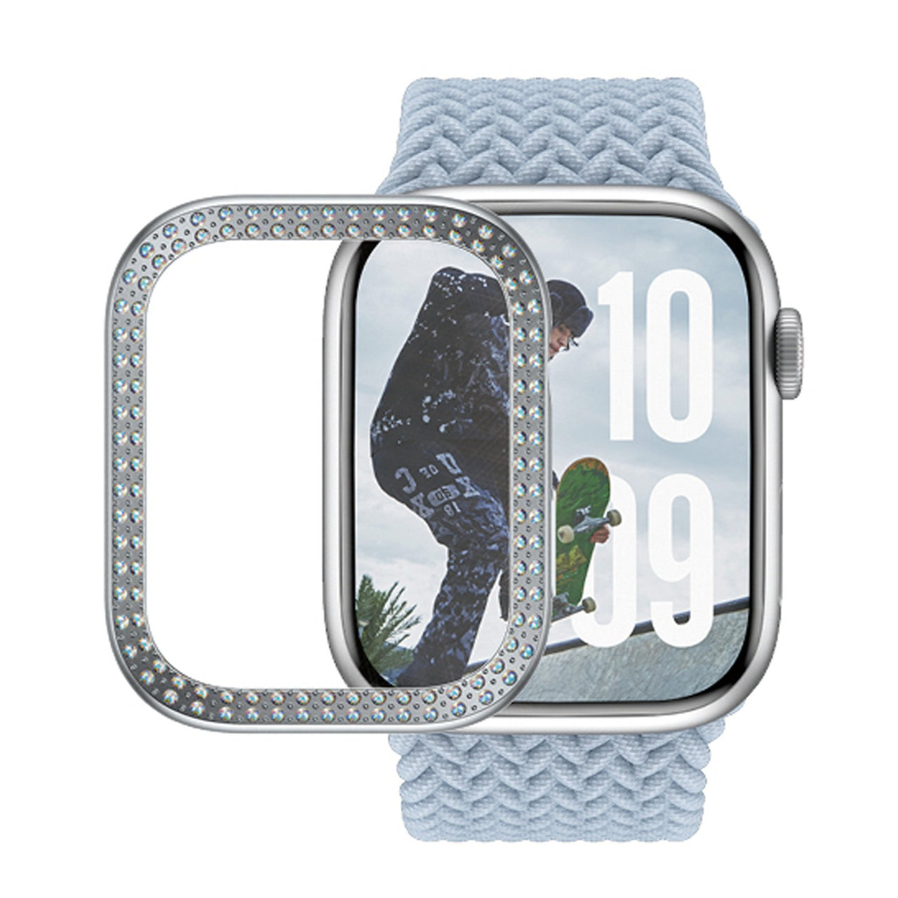 PanzerGlass Bumper Case for Apple Watch S10 42 mm- Silver