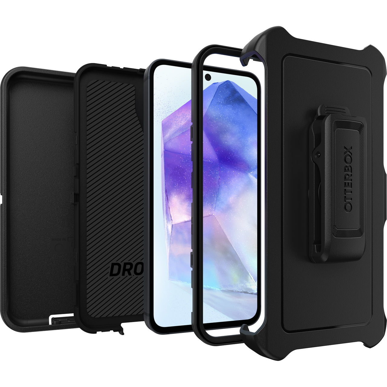 OtterBox Defender Case for Samsung Galaxy A55 5G (6.6') - Black