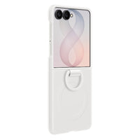 Samsung Silicone Ring Magnet Case for Galaxy Z Flip8 - Cream