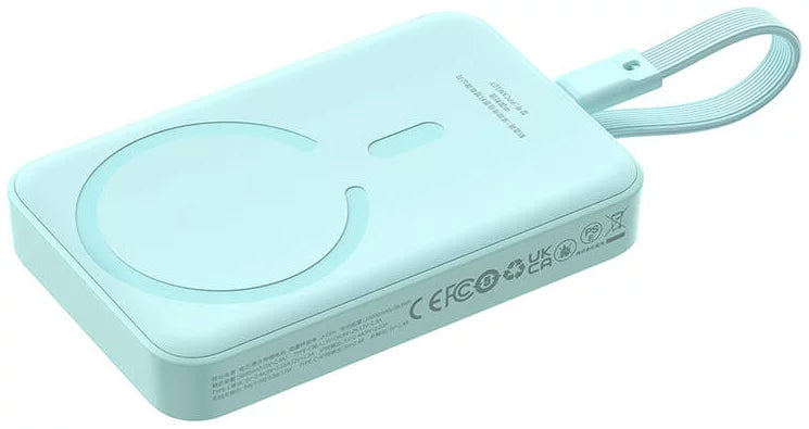 Baseus Magnetic  & Cable Fast Charge Power Bank Type-C Edition 10000mAh 30W - Peppermint Blue