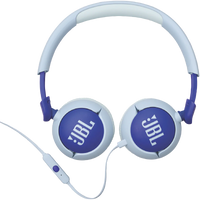Thumbnail for JBL JUNIOR JR320 Wired On-Ear Kids Headphones - Blue