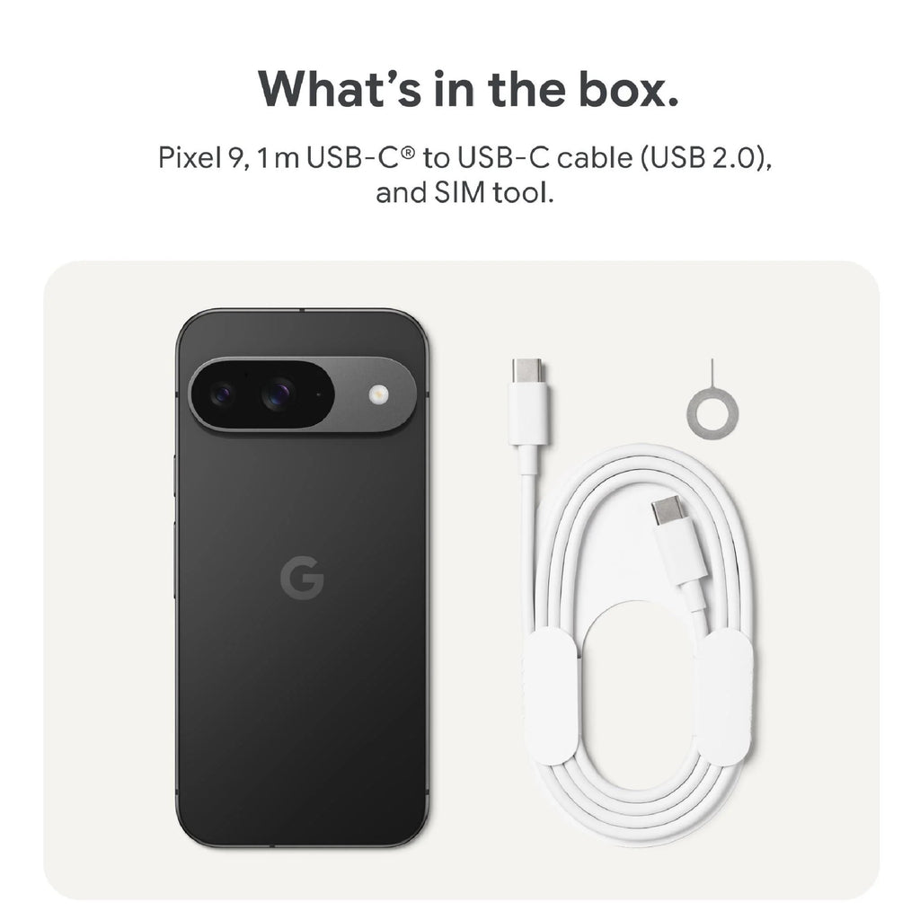 Google Pixel 9 5G Single SIM + eSIM 12GB/128GB - Obsidian