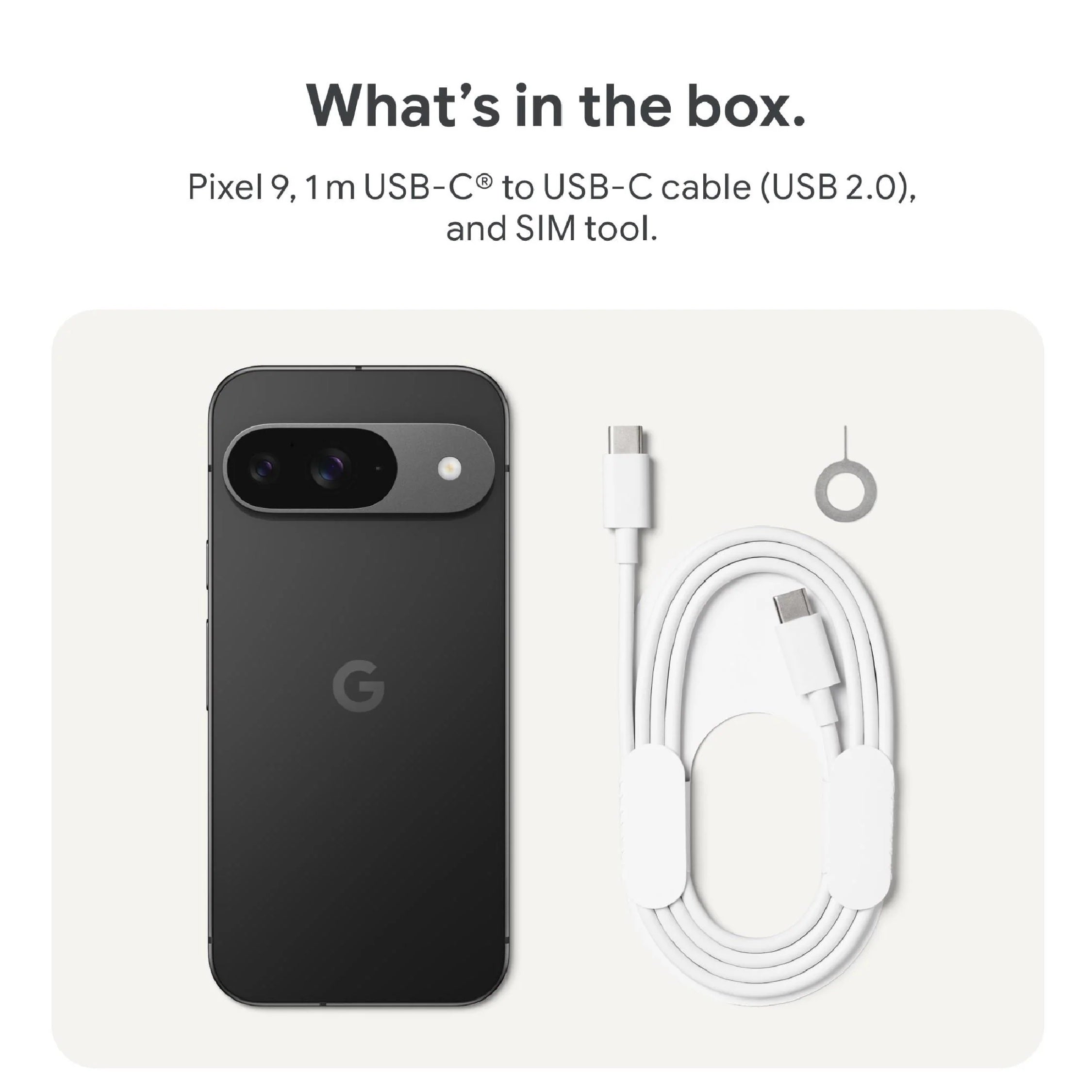 Google Pixel 9 5G Single SIM + eSIM 12GB/128GB - Obsidian