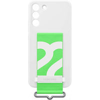 Thumbnail for Samsung Silicone Cover with Strap Galaxy S22+ - White