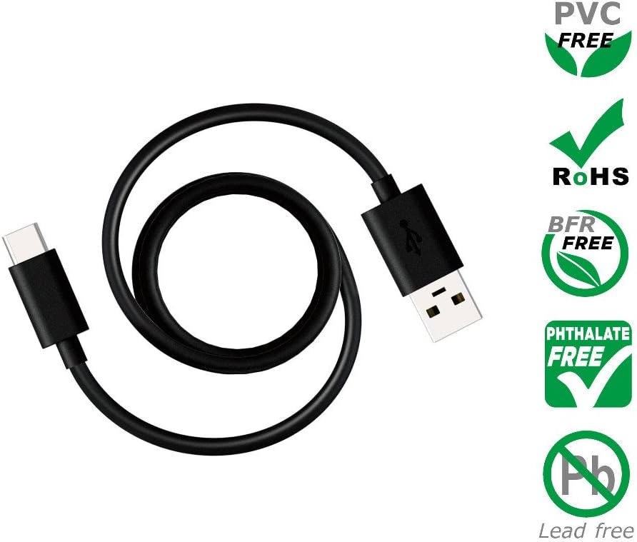 Motorola USB-A to USB-C (Type C) Data / Charging Cable  for Moto X4/E13/E6/E32/G04/G7/G75/G84/G53/G54/G55/Plus/Edge 40/Edge 50/Edge 60/Razr 50 - Black