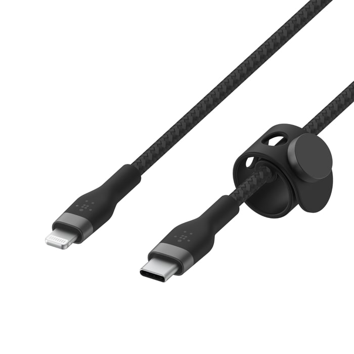 Belkin Pro Flex Elite Lightning To USB-C Cable 1m Black