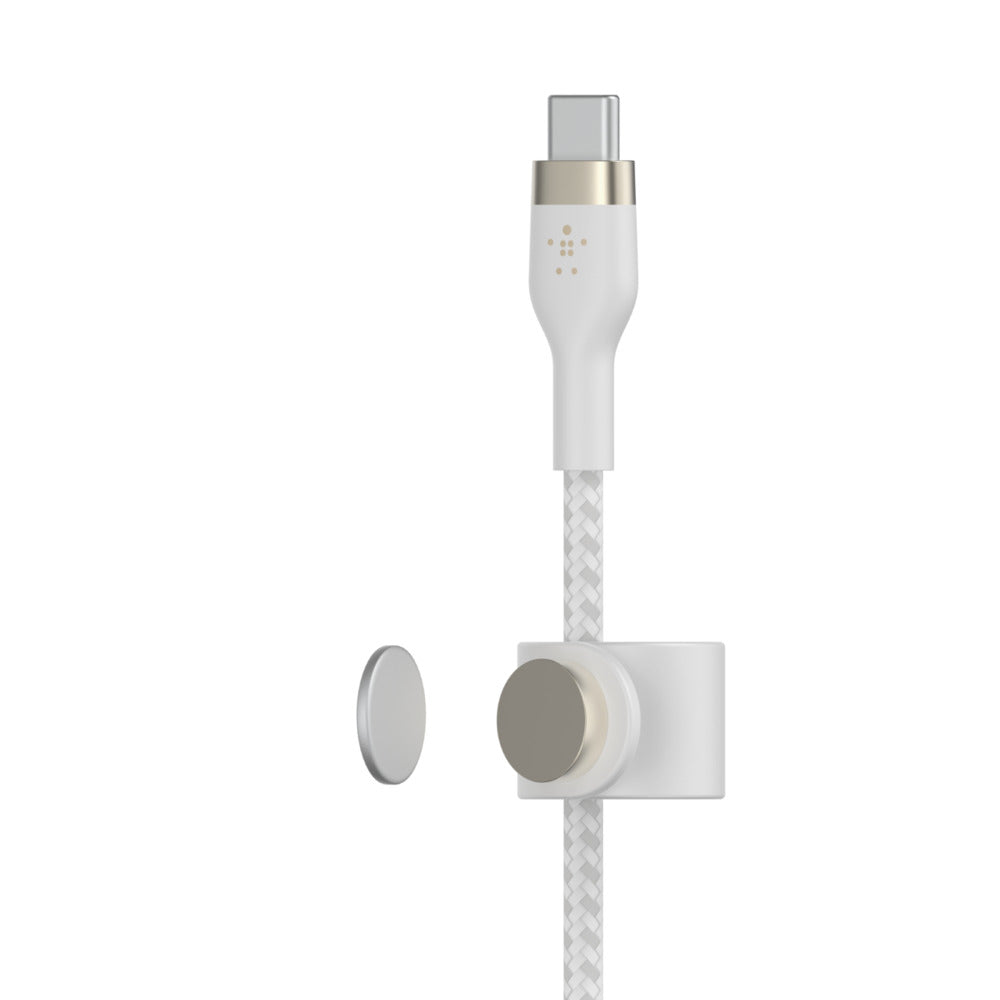 Belkin Boost Charge Pro Flex USB-C to Lightning Cable 1m - White