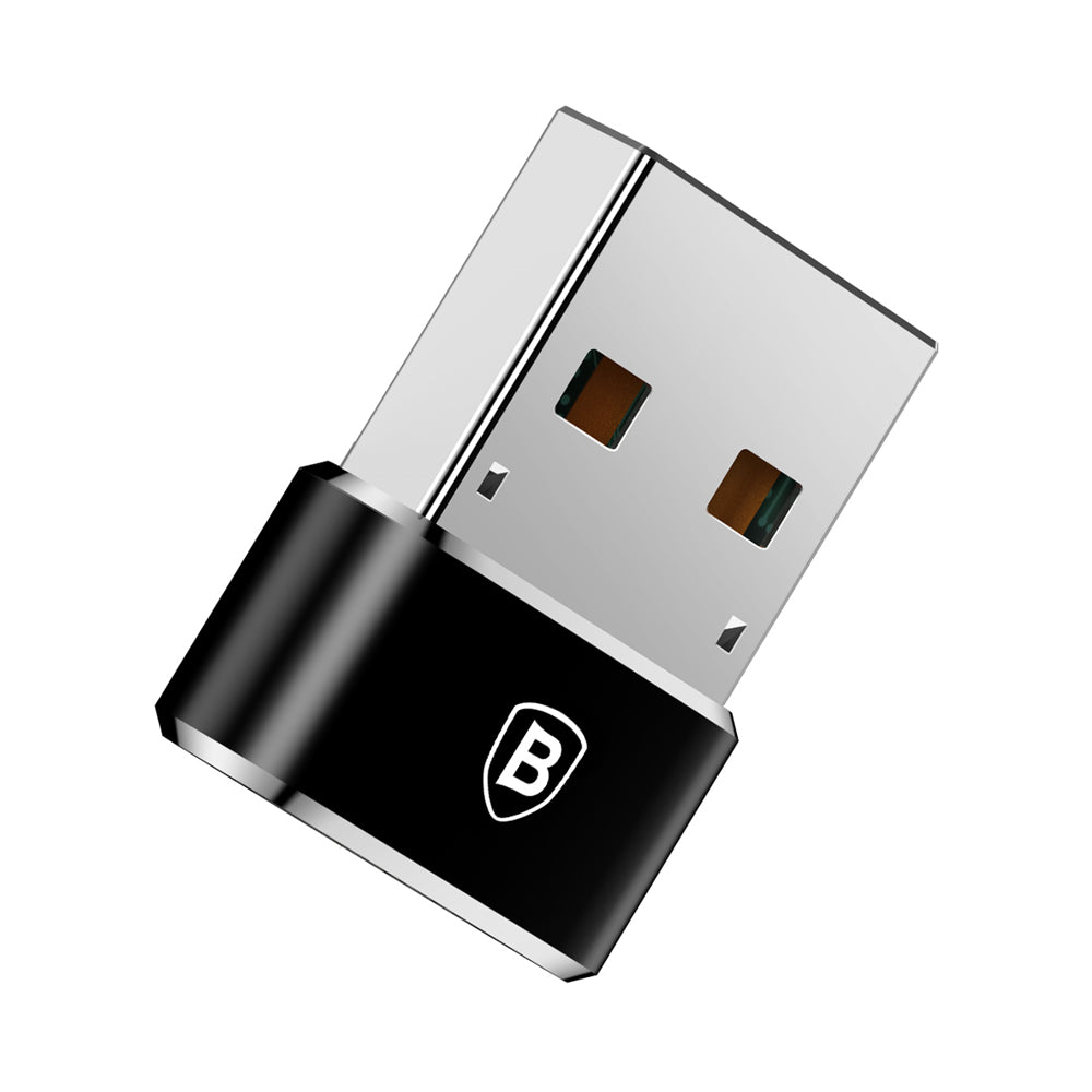 Baseus Mini Type-C Female to USB Male Adapter Converter Black
