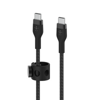 Thumbnail for Belkin BoostCharge Pro Flex USB-C to USB-C Cable 1m - Black