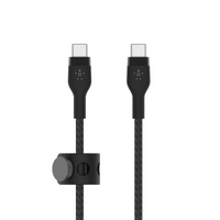 Thumbnail for Belkin BoostCharge Pro Flex USB-C to USB-C Cable 1m - Black