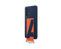Thumbnail for Samsung Silicone Cover with Strap for Galaxy A53 5G - Navy