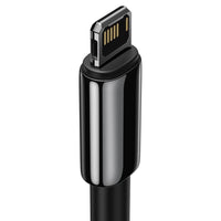 Thumbnail for Baseus Tungsten Gold Fast Charging Data Cable USB-A to Lightning 2.4A 1Meter