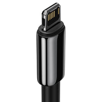 Thumbnail for Baseus Tungsten Gold Fast Charging Data Cable USB-A to iPhone, iPad 1Meter